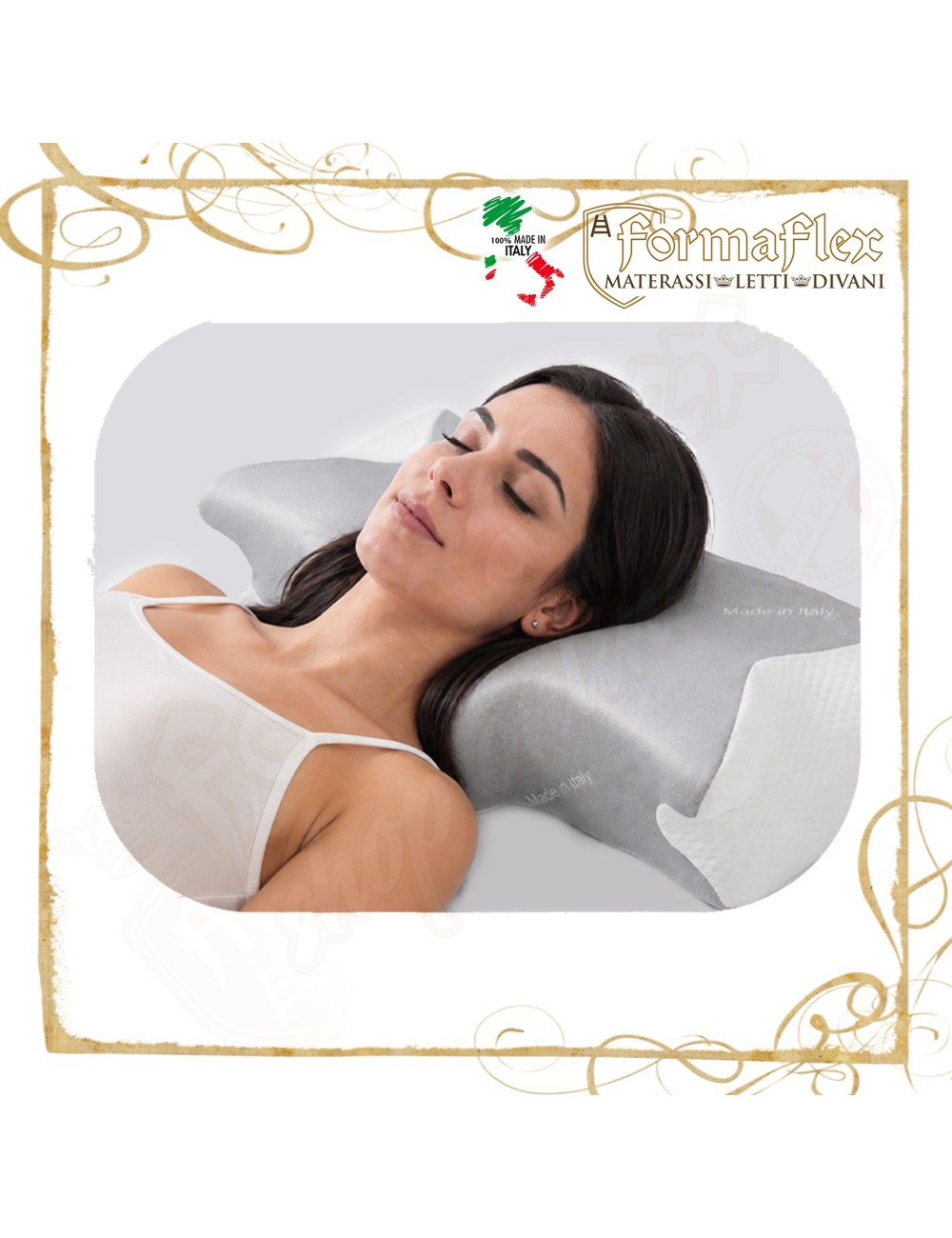 Guanciale Dragonfly Memory Foam Ergonomico per Cervicale